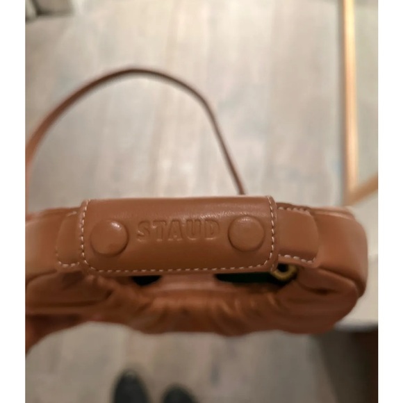 STAUD Mini Moon Soft Leather Bag - Picture 2 of 3
